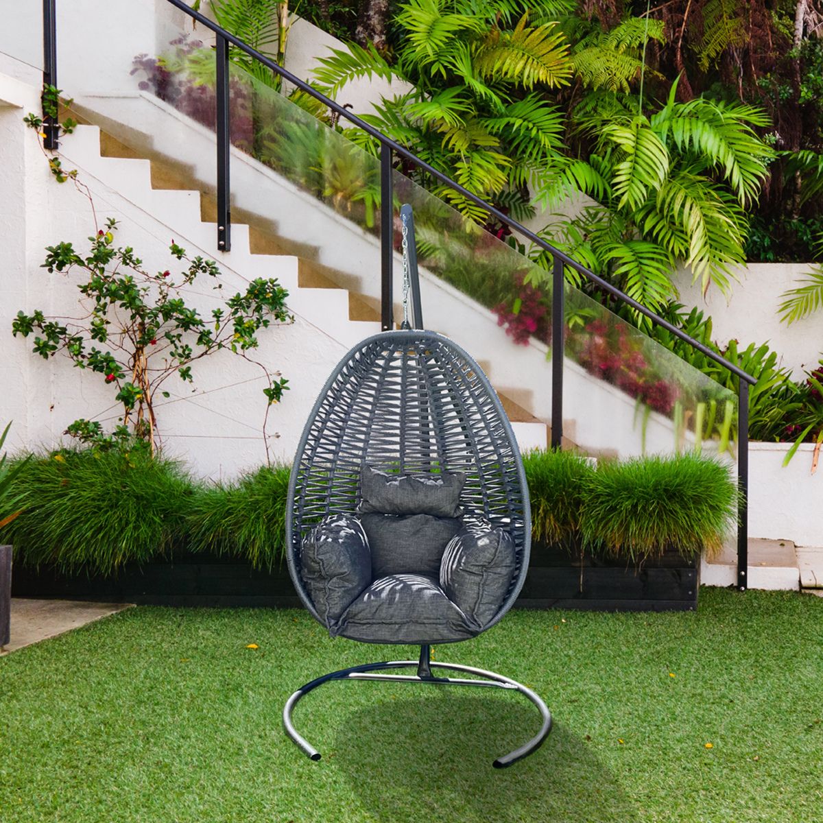 Orinoco Hanging Egg Chair with Stand