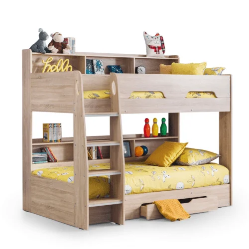 Ozzy bunk bed with shelves - 1