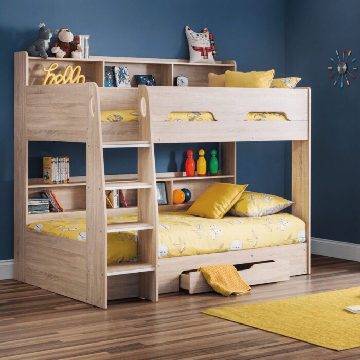 Ozzy bunk bed with shelves - 2