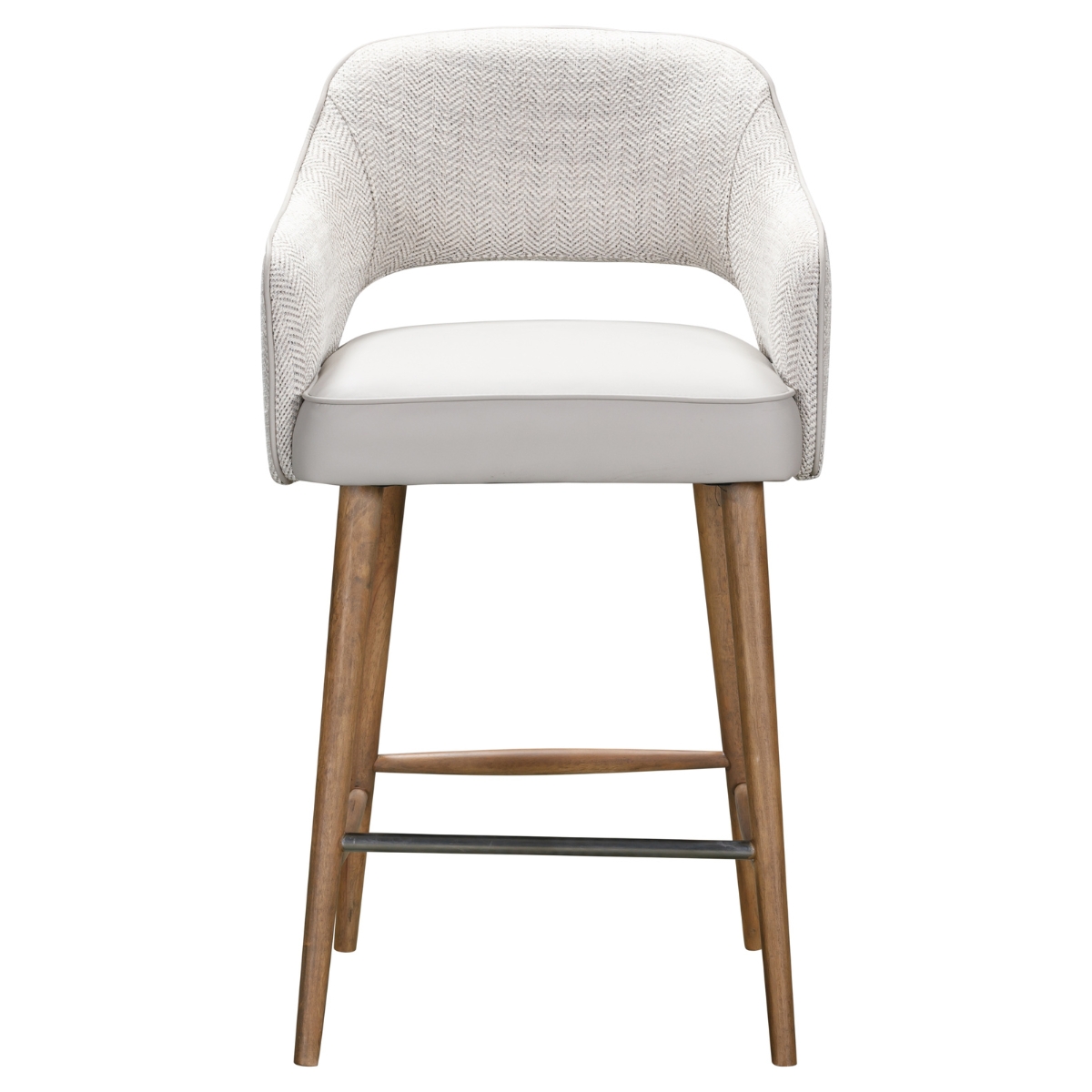 Pizzoli Herringbone Bar Stool - 2