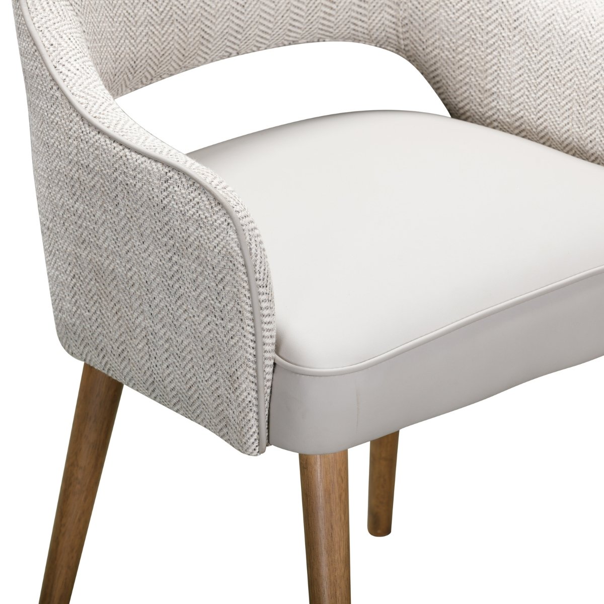 Pizzoli Herringbone Dining Chair - 3