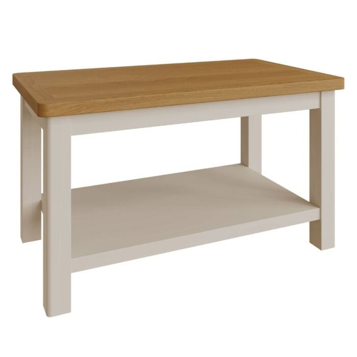 RA-SCT-TR - Rachel Grey and Oak Small Wooden Coffee Table - 2