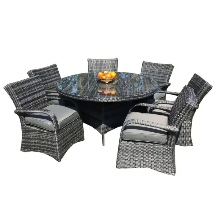 Rattan garden chairs and coffee deals table