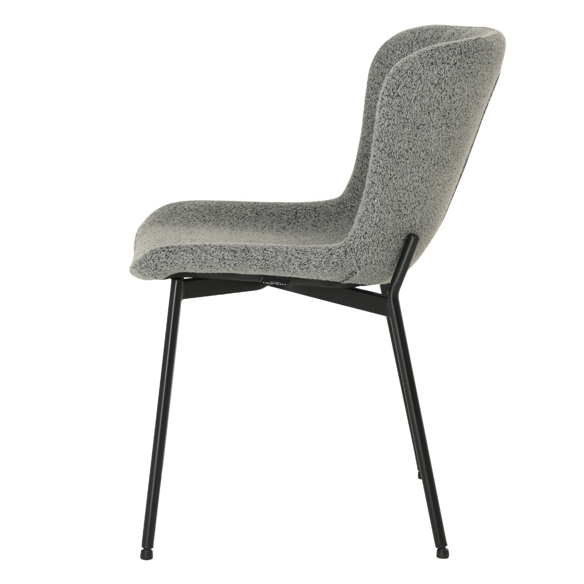 Roxie Grey Boucle Dining Chair - 3