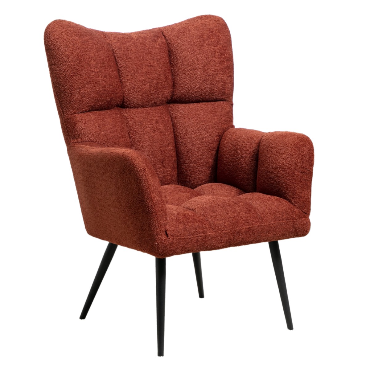 Ruben Boucle Accent Chair Orange - 1