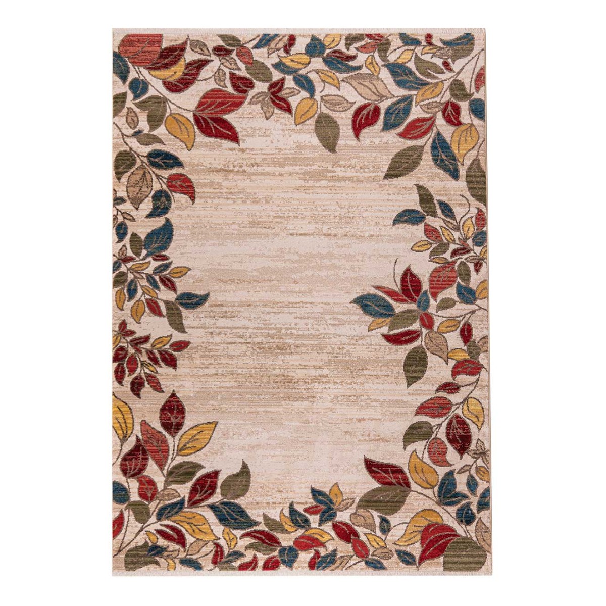 Rukas Autumn Tone Leaf Rug - 1