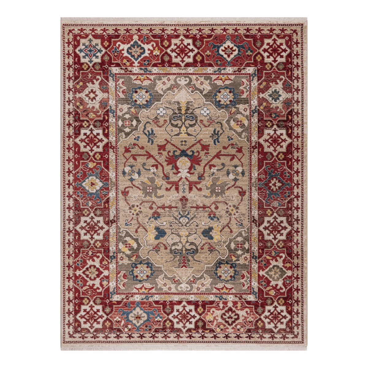 Rukas red persian rug