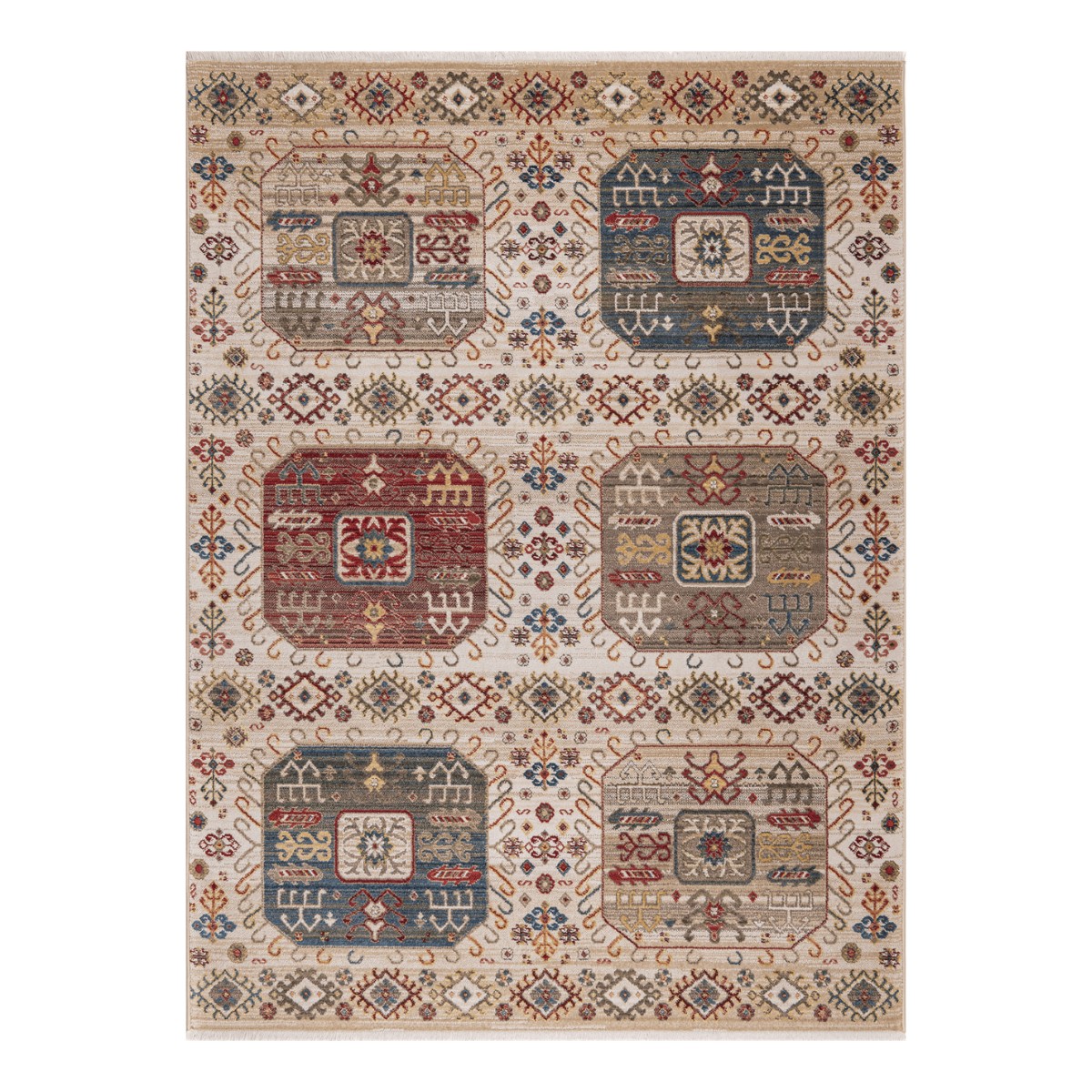 Rukas beige oriental rug