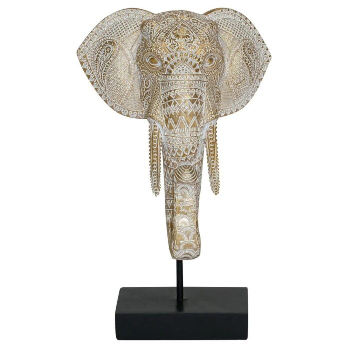 Indian Design Elephant Head Sculpture