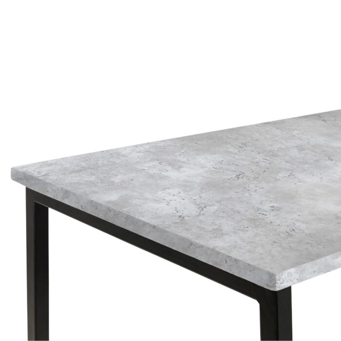 STA212 - Shay Grey Concrete Effect Desk - 3