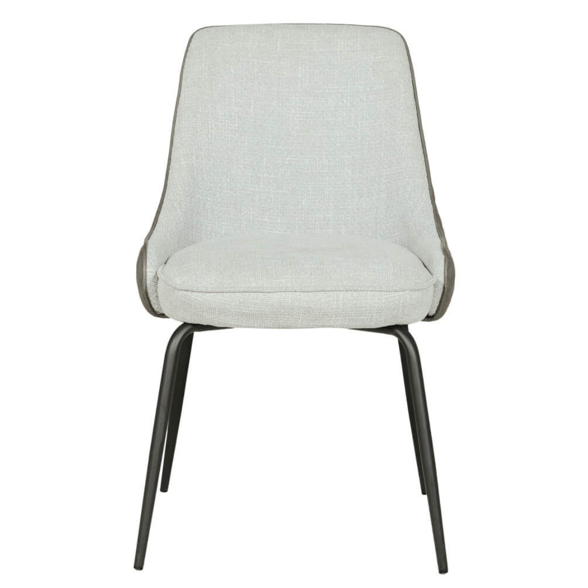 Sabrina Curved Back Dining Chair Grey - 2