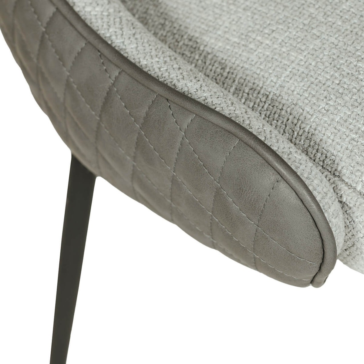 Sabrina Curved Back Dining Chair Grey - 5