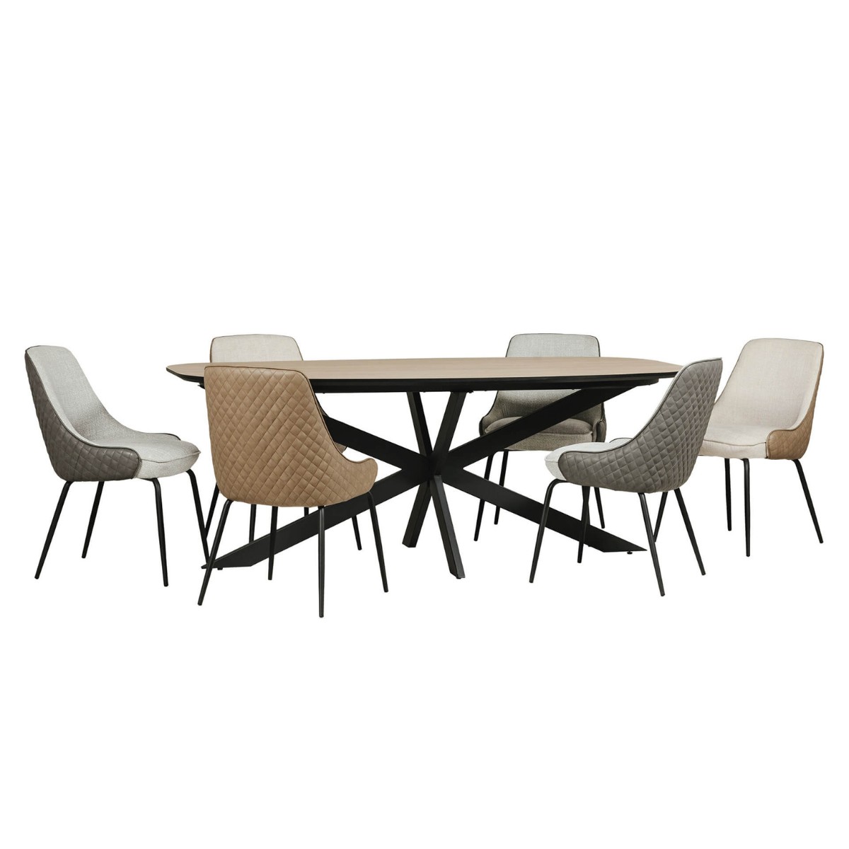 Sabrina Oak Oval Dining Table - 5