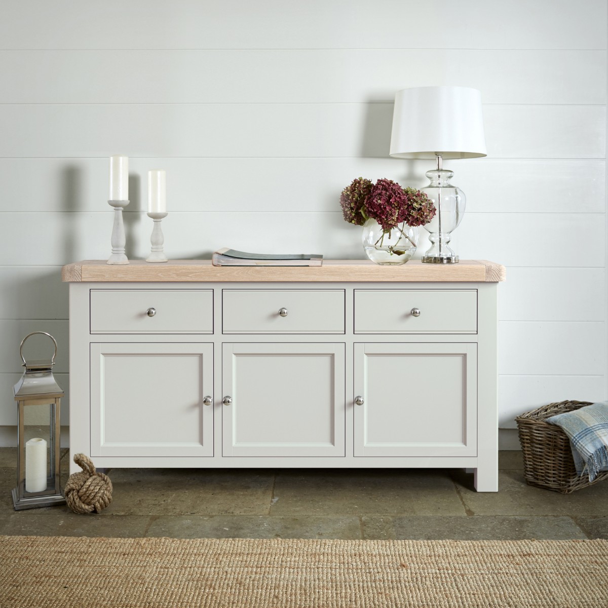 Santana Oak Large Sideboard - 2