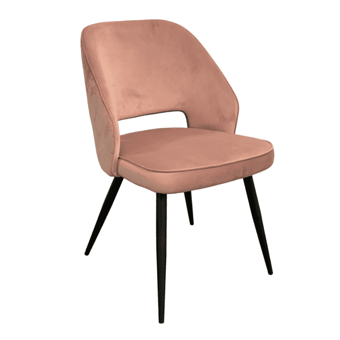 Santry Grey Velvet Dining Chair - 4