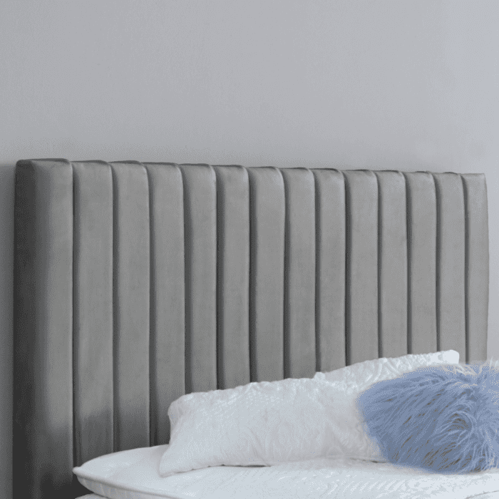 Savannah grey velvet bed - 3