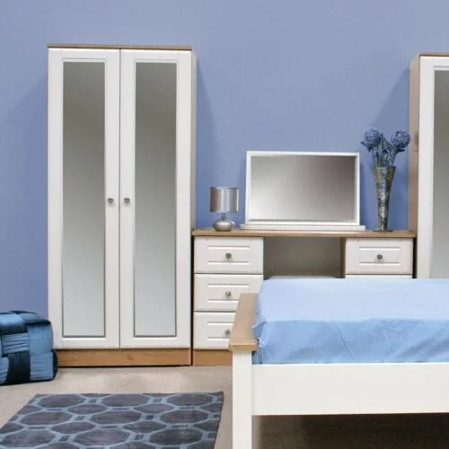 Ivory Oak Chest of Drawers
