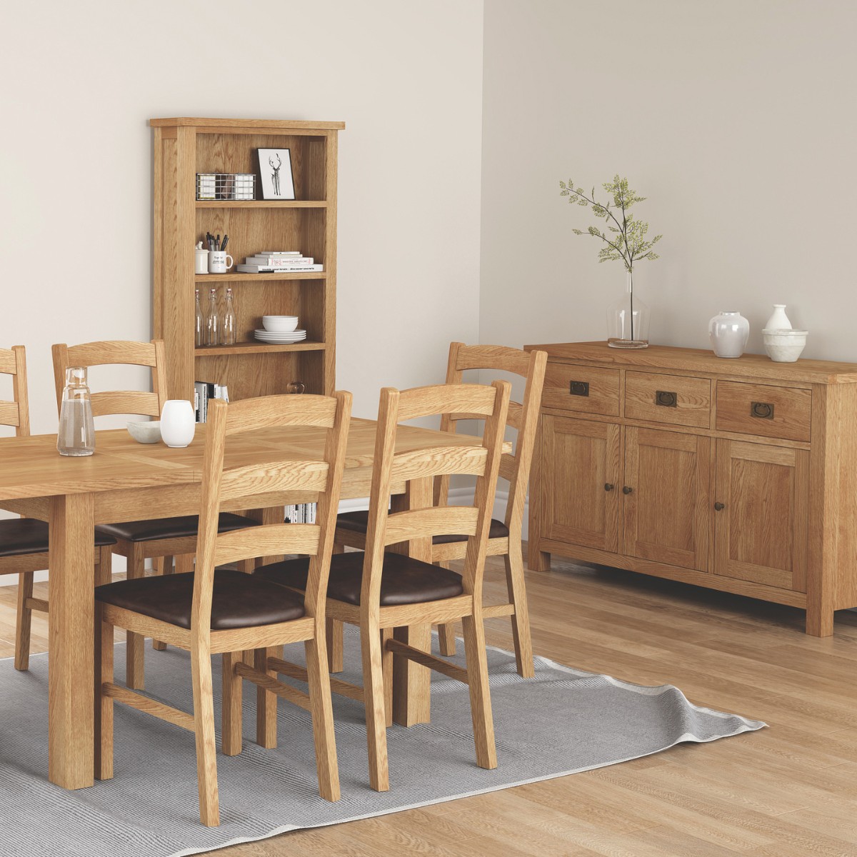 Sonia Oak Large Sideboard - 2