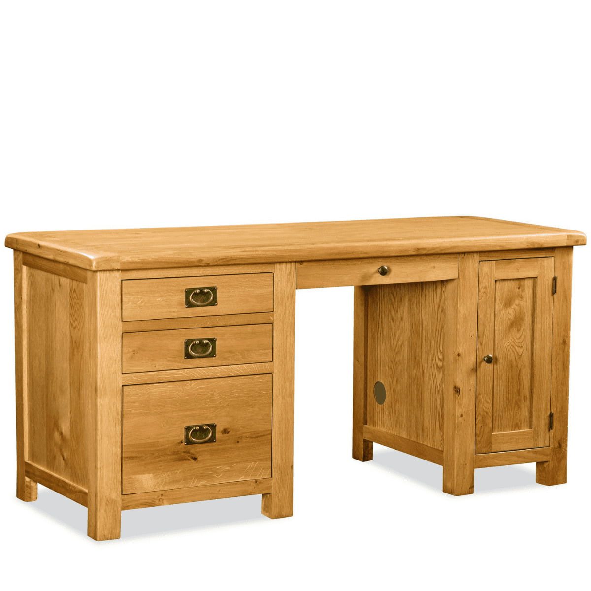 Sonia Oak Wood Desk