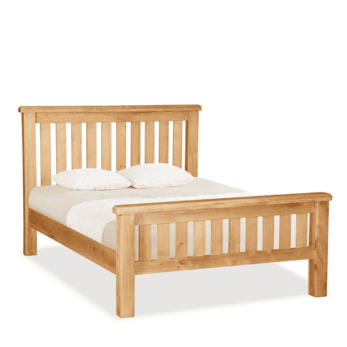 Sonia wood slatted bed rame (high end) - 1