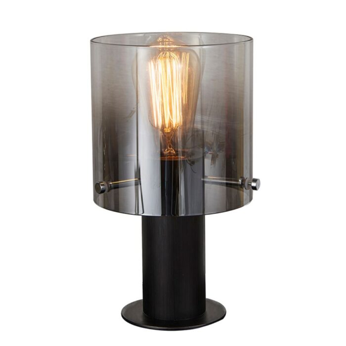 TL16071BL - Small Vintage Black Table Lamp