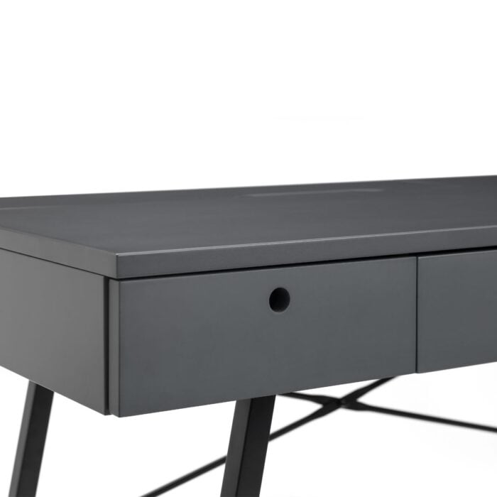 TRI701 - Topeka Grey Office Compact Desk - 2