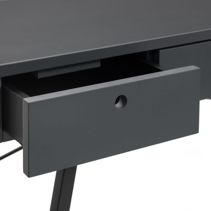 TRI701 - Topeka Grey Office Compact Desk - 3
