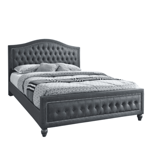 Tinley Linen Tufted Bed - 1