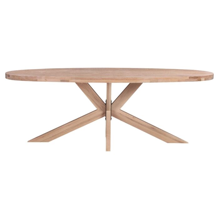 Tilman White Oval Dining Table 1