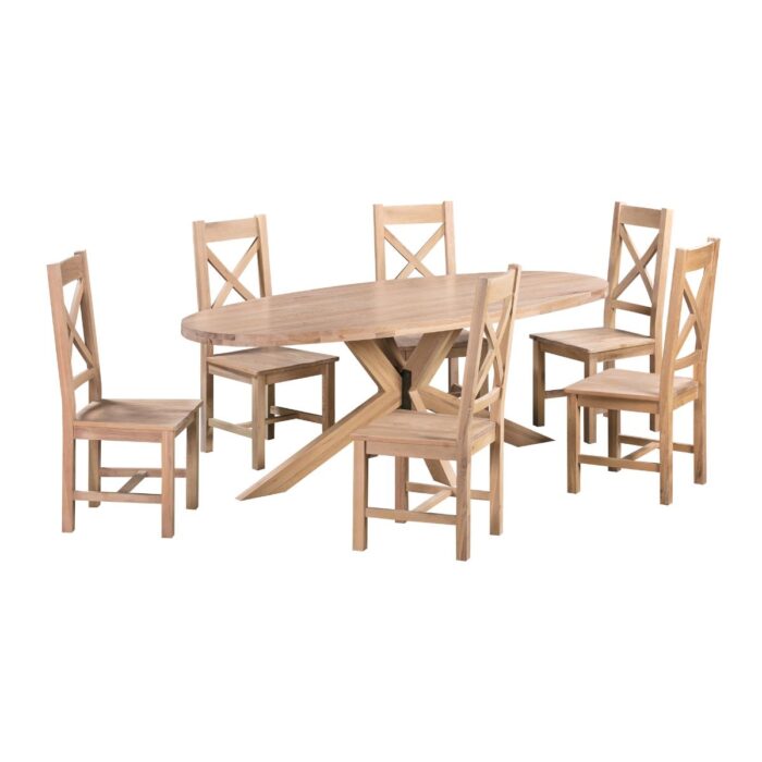Tilman Oval Oak Dining Table 8