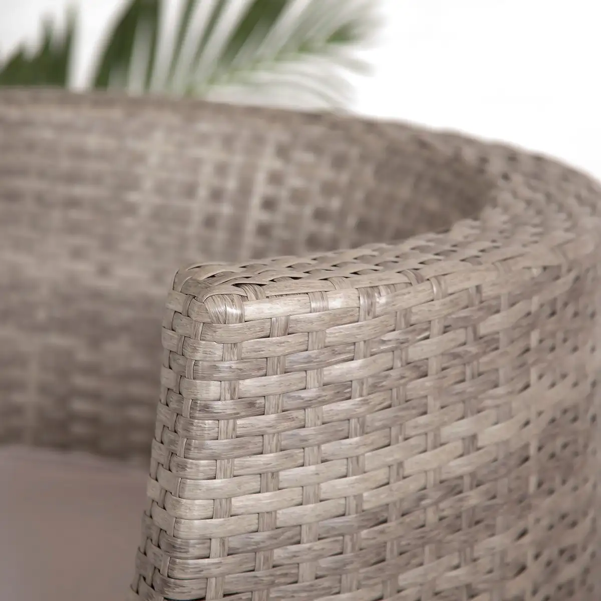 Trinidad Round Rattan Garden Bistro Set - 3