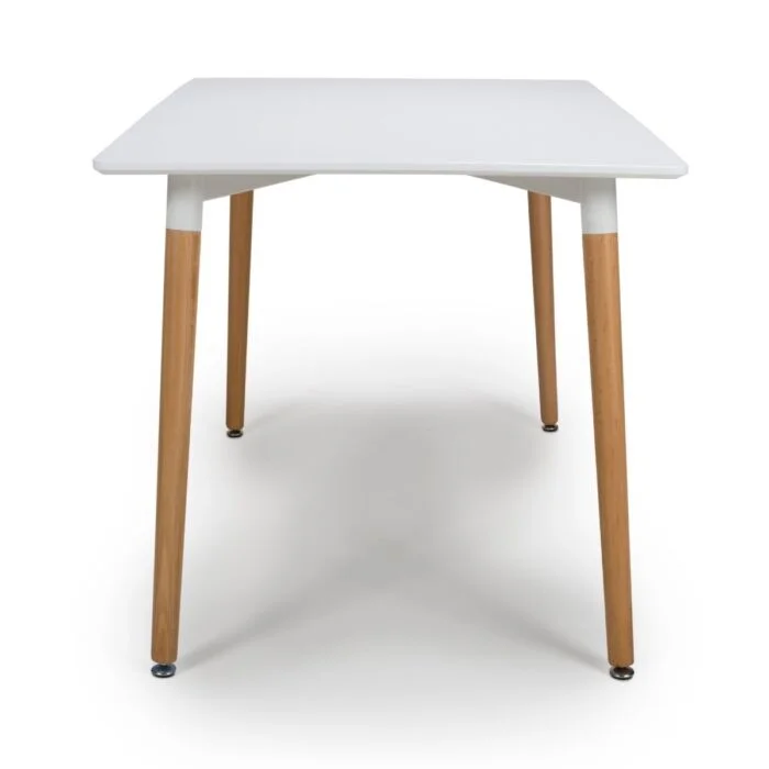 White small outlet square table