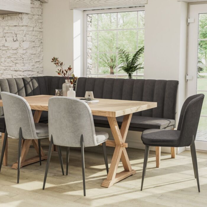 VNT-111-GY - Valentia dining chair grey - 3