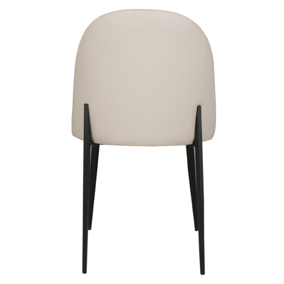 Valentia Leather Dining Chair Beige - 4