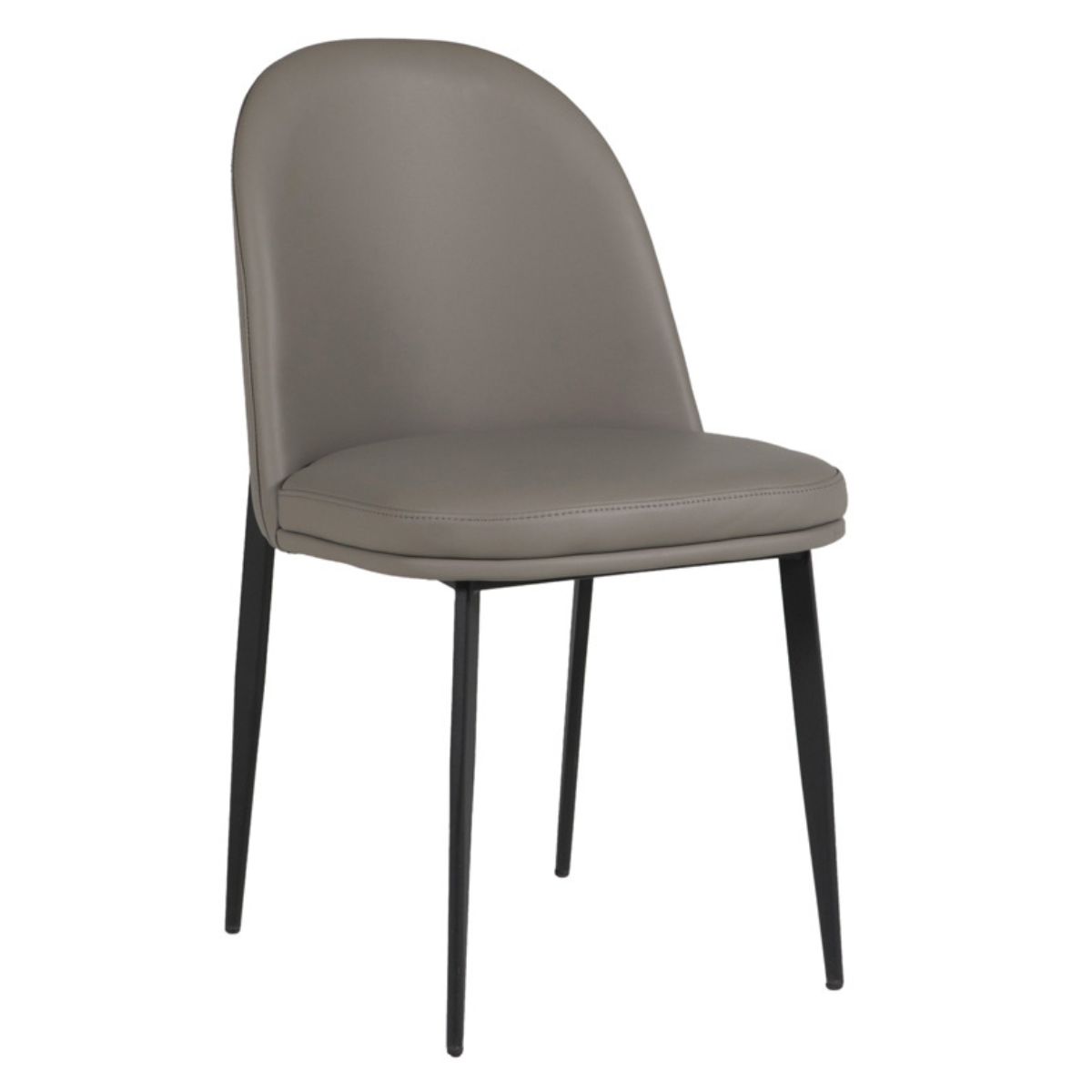 Valentia Leather Dining Chair Grey - 1