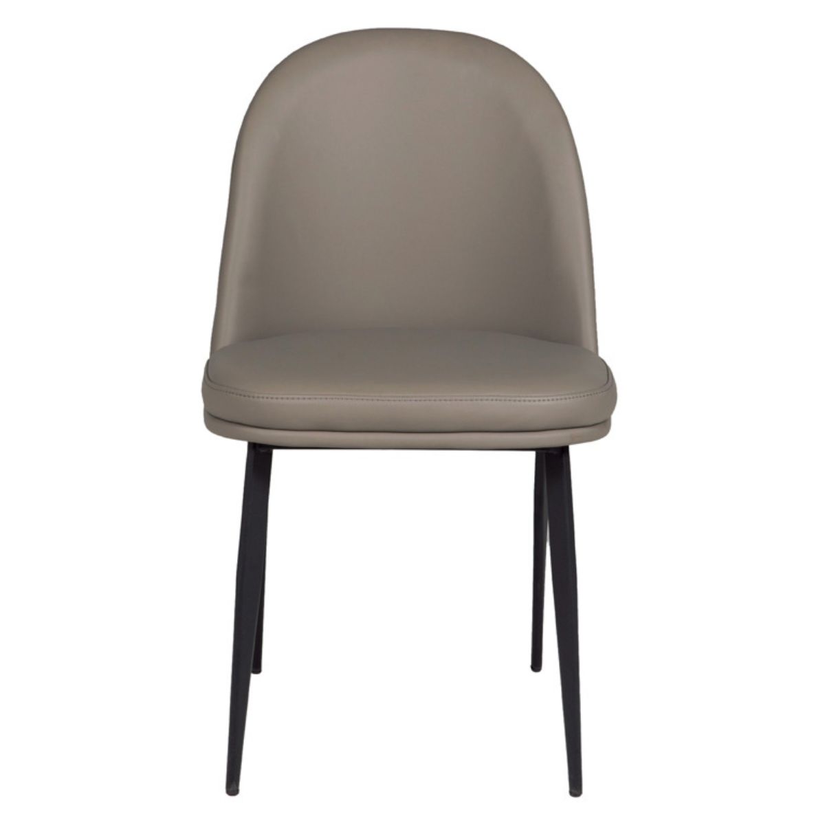 Valentia Leather Dining Chair Grey - 2