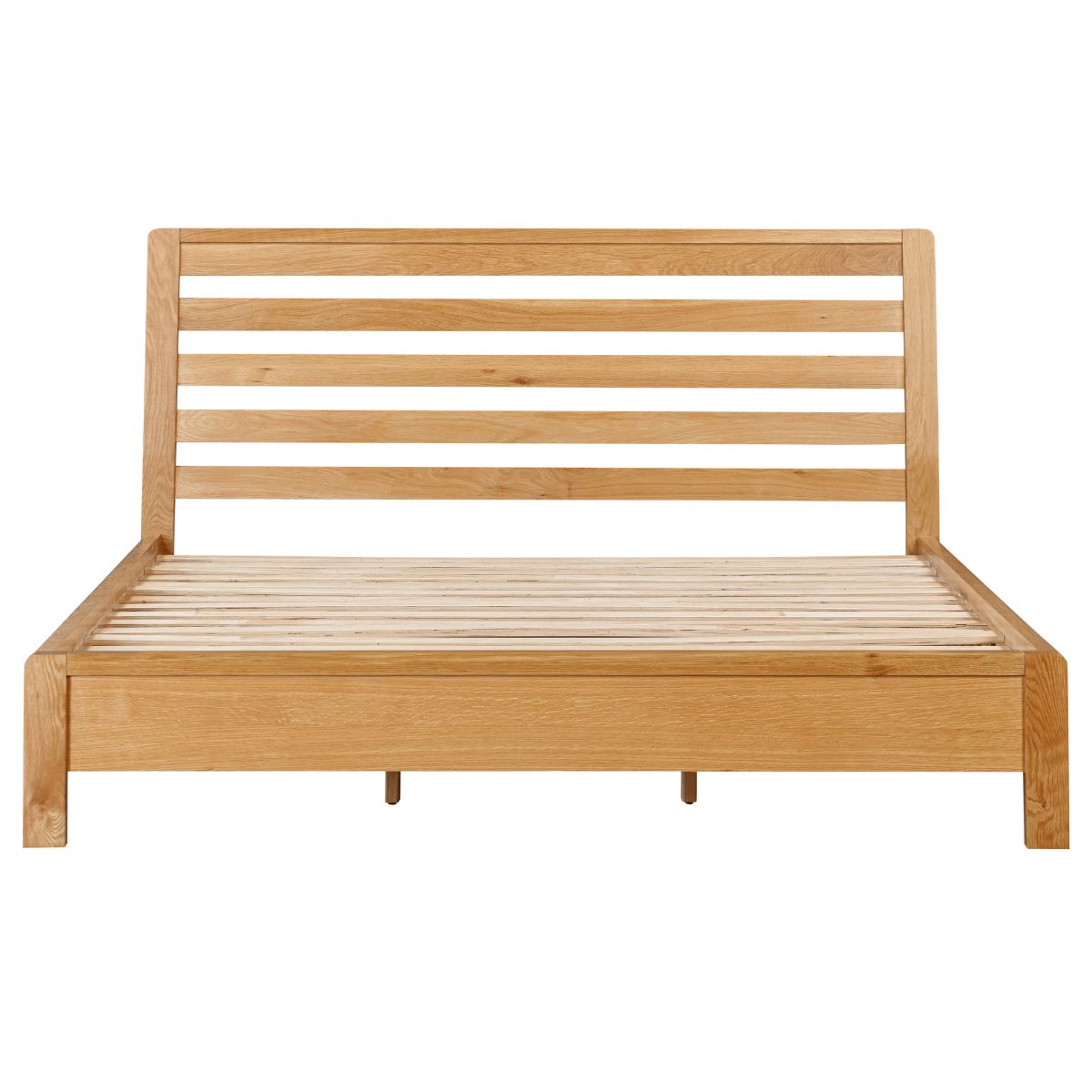 Vardon Oak Low Profile Bed Frame 6ft Bed 1