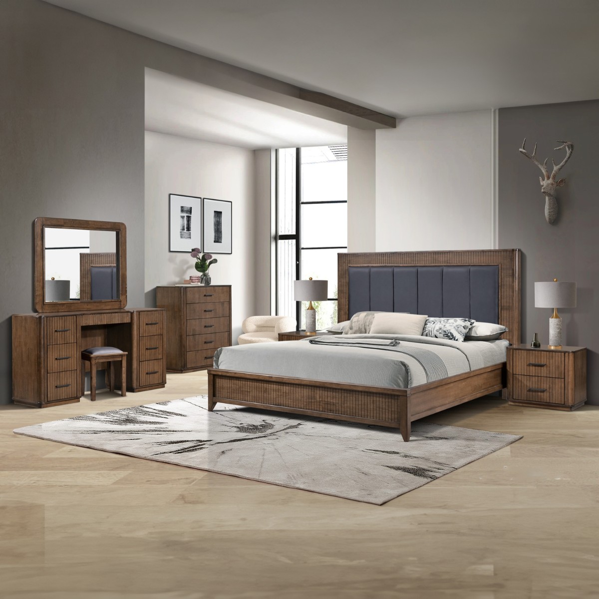 Ventura Wooden Bed - 2