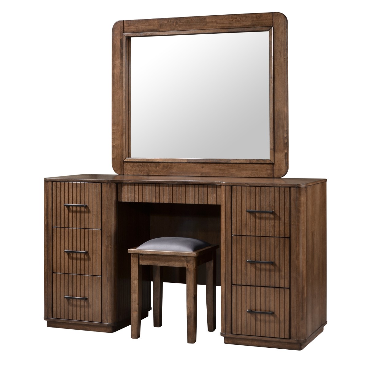 Ventura Wooden Dressing Table Set - 2