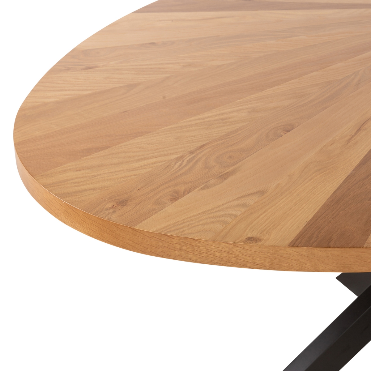 Virgil Oak Oval Dining Table - 2