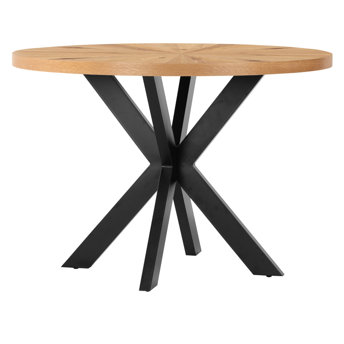 Virgil natural Oak Round Dining Table - 1