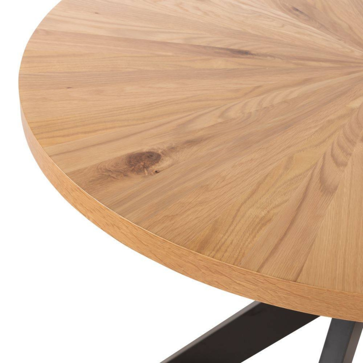 Virgil Oak Round Dining Table - 2