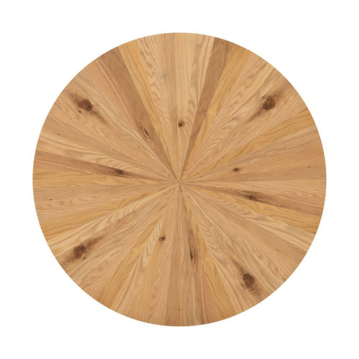Virgil Oak Round Dining Table - 3
