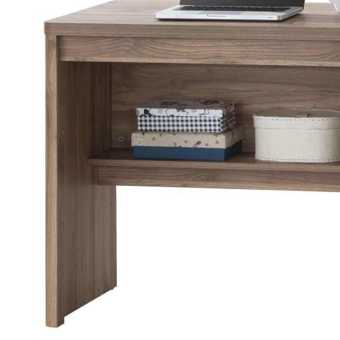 WDTROY - Tulla Walnut Desk with Under Desk Storage - 2