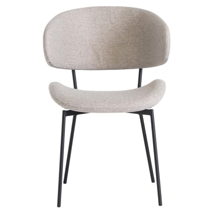 WIL01 - Winona Fabric Dining Chair Linen 1
