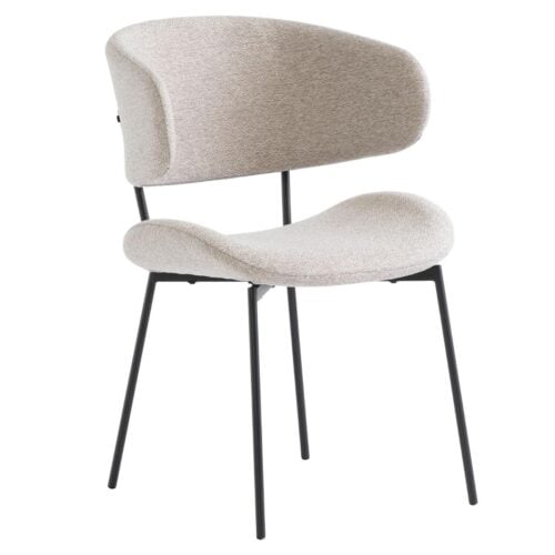 WIL01 - Winona Fabric Dining Chair Linen 2