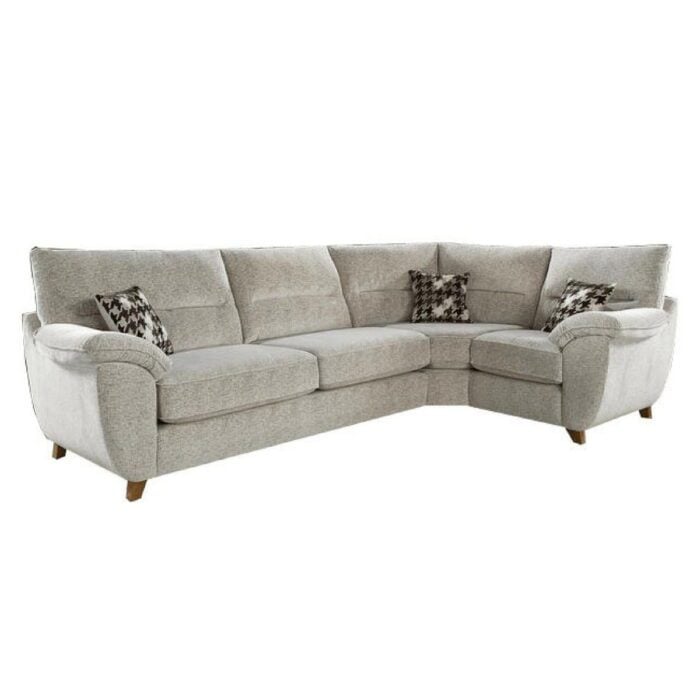 Grey Chenille Corner Sofa