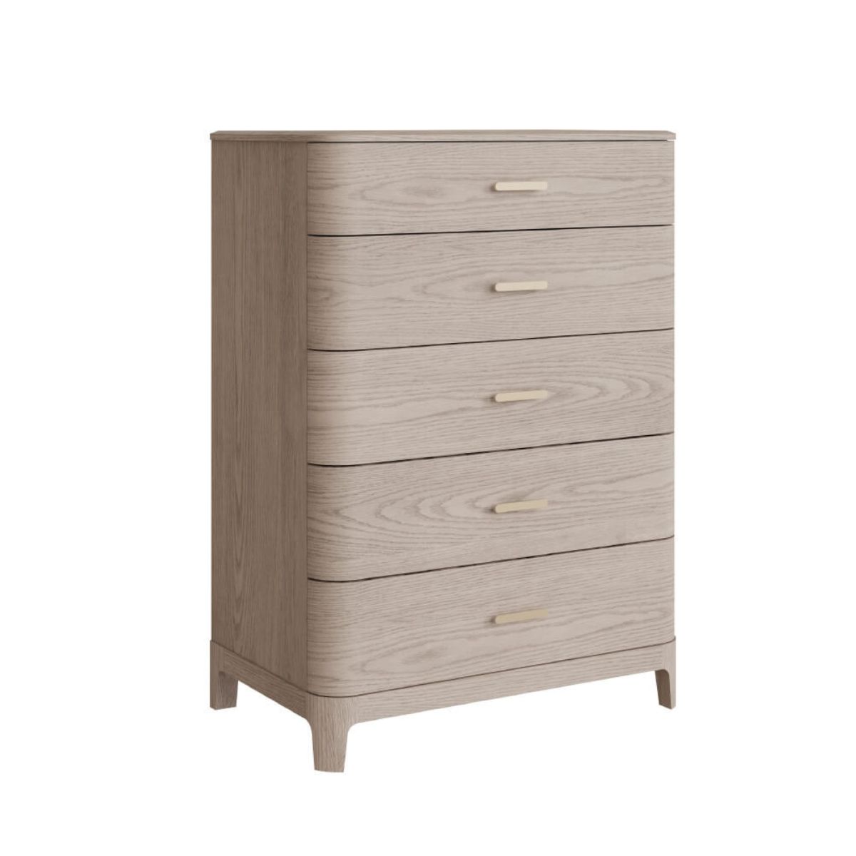 Zulema Wooden 5 Drawer Tall Chest - 1