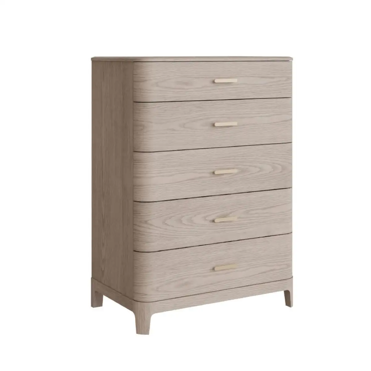 Zulema Wooden 5 Drawer Tall Chest - 1