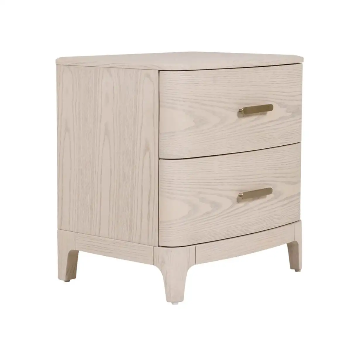 Zulema Wooden Bedside Table - 1